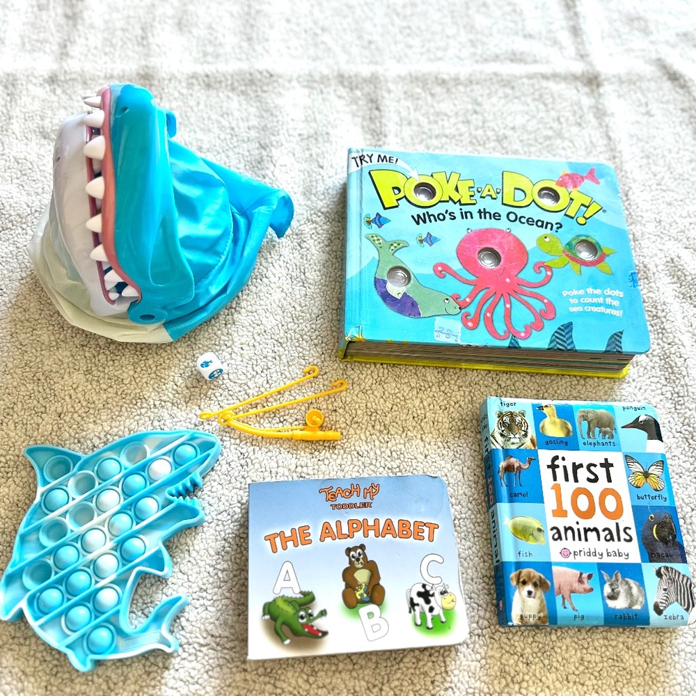Ocean Shark Toy Learning Bundle